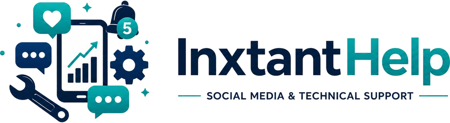 InxtantHelp — Social Media & Technical Support